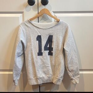 John Galt off the shoulder crewneck